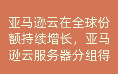 亚马逊云在全球份额持续增长，亚马逊云服务器分组得到广泛应用